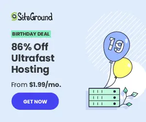 Siteground advertisement