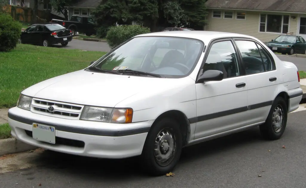 Hoopty Toyota Tercel, just like shared web hosting